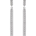 Sculptural Bar Earrings - Image 2