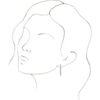 Sculptural Bar Earrings - Image 3