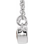 Accented Bezel-Set Necklace - Image 2
