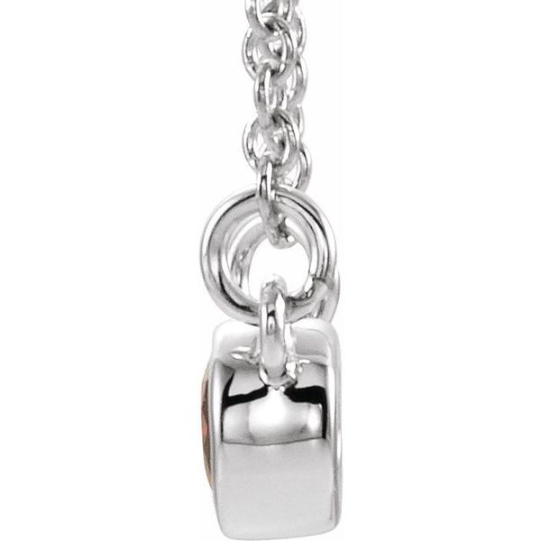 Accented Bezel-Set Necklace - Image 2
