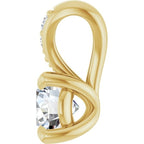 Accented Claw-Prong Pendant - Image 3