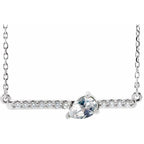 Accented Bar Necklace