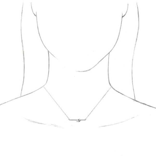Accented Bar Necklace - Image 2