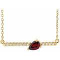Accented Bar Necklace