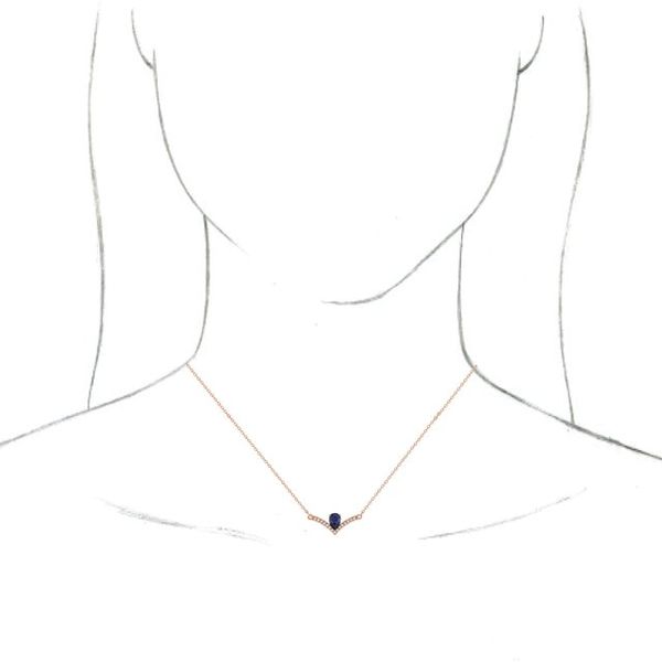 Accented V Necklace - Image 3