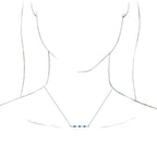 Accented Cabochon Bar Necklace - Image 3