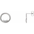 Accented Circle Earrings