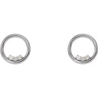 Accented Circle Earrings - Image 2