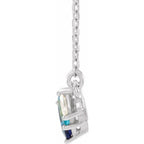 Curved Bar Necklace - Image 2