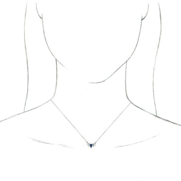 Curved Bar Necklace - Image 3