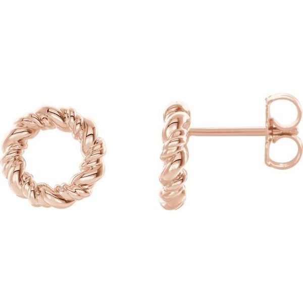 Circle Rope Earrings