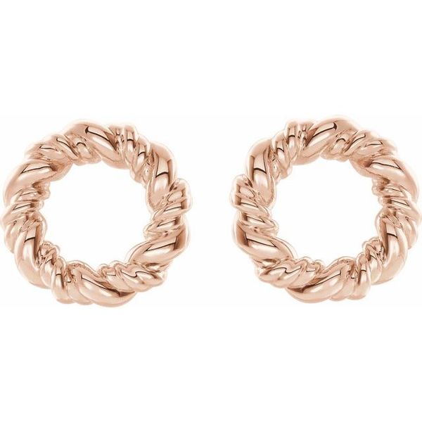 Circle Rope Earrings - Image 2