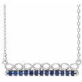 Infinity-Inspired Bar Necklace