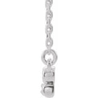 Infinity-Inspired Bar Necklace - Image 2