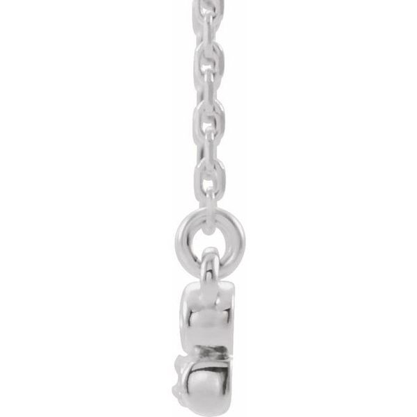 Infinity-Inspired Bar Necklace - Image 2