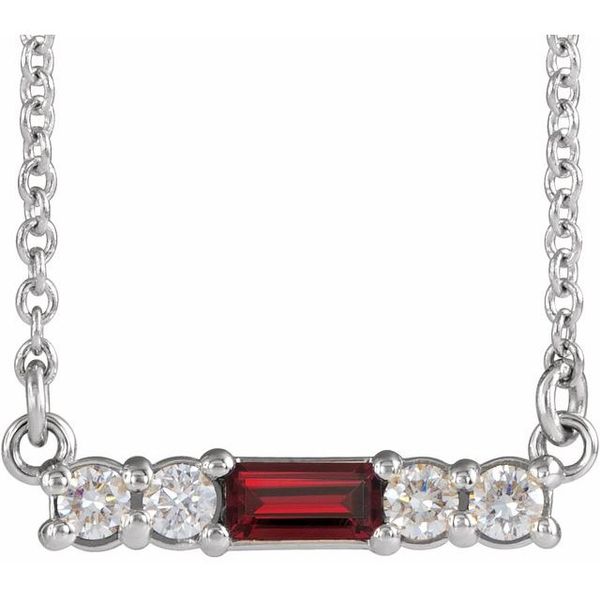 Accented Bar Necklace
