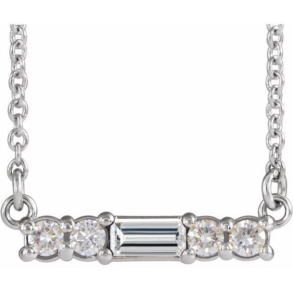 Accented Bar Necklace