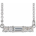 Accented Bar Necklace