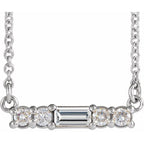 Accented Bar Necklace