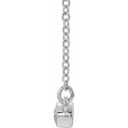 Bezel-Set Bar Necklace - Image 2