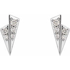 Accented Geometric Earrings - Image 2