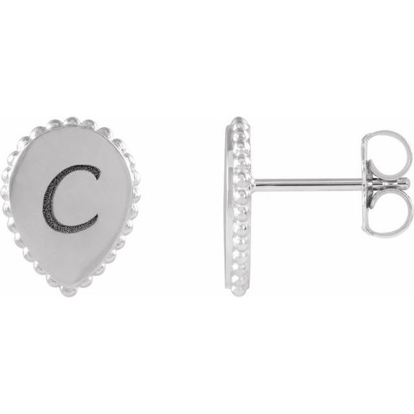 Engravable Beaded Earrings