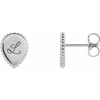 Engravable Beaded Earrings - Image 2