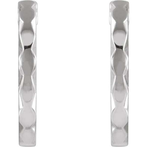 Geometric Hoop Earrings - Image 2