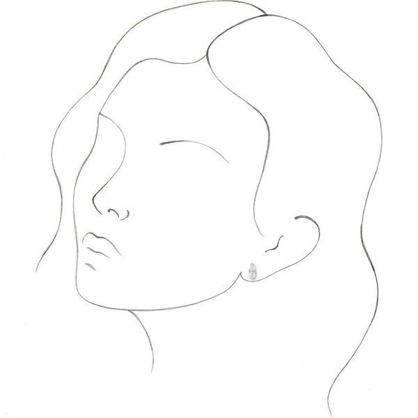 Accented Pearl Ear Climbers - Image 3