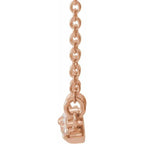 Graduated Curved Bar Necklace - Image 2