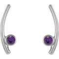 Bezel-Set Ear Climbers