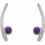 Bezel-Set Ear Climbers - Image 2