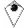 Cabochon Pyramid Pendant