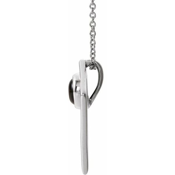 Cabochon Pyramid Necklace - Image 2