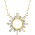 Accented Circle Necklace