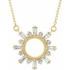 Accented Circle Necklace
