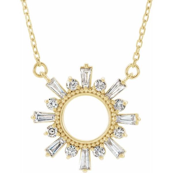 Accented Circle Necklace