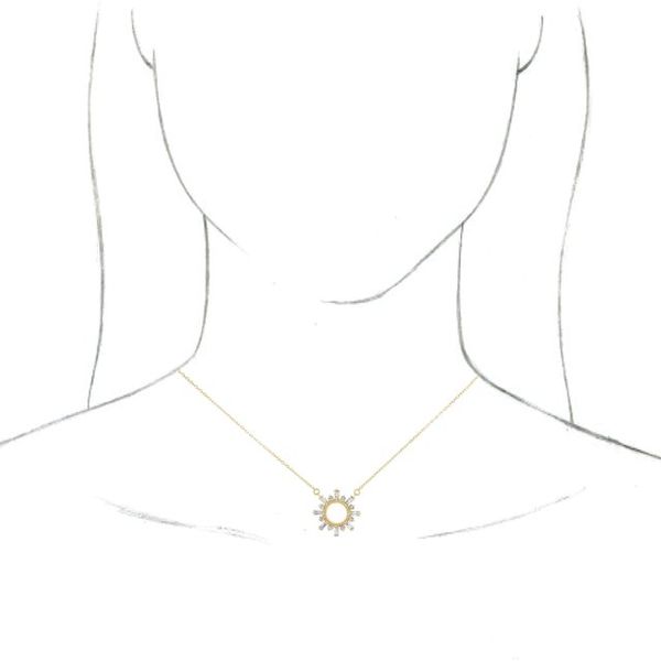 Accented Circle Necklace - Image 3