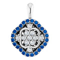 Halo-Style Cluster Pendant