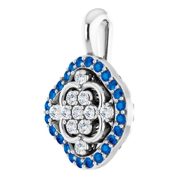 Halo-Style Cluster Pendant - Image 2