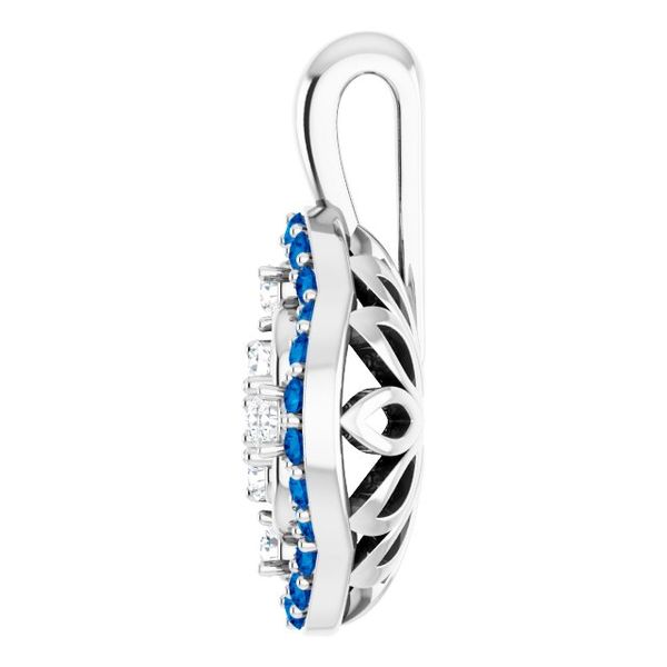 Halo-Style Cluster Pendant - Image 3
