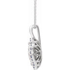 Halo-Style Cluster Necklace - Image 2