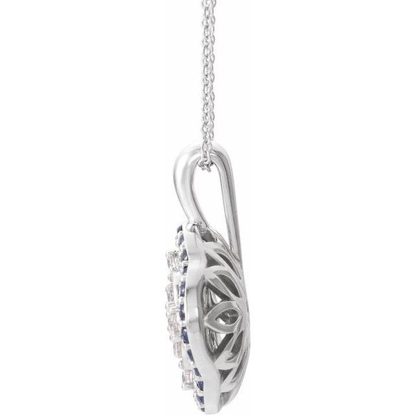 Halo-Style Cluster Necklace - Image 2