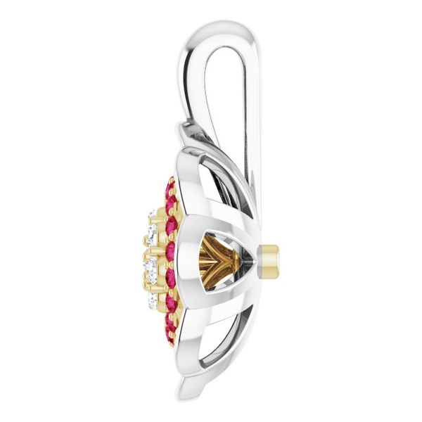 Halo-Style Cluster Pendant - Image 3