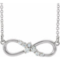 Accented Infinity-Inspired Necklace