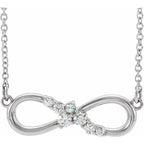 Accented Infinity-Inspired Necklace