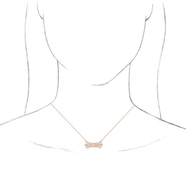 Vintage-Inspired Bar Necklace - Image 3