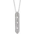 Vintage-Inspired Bar Necklace