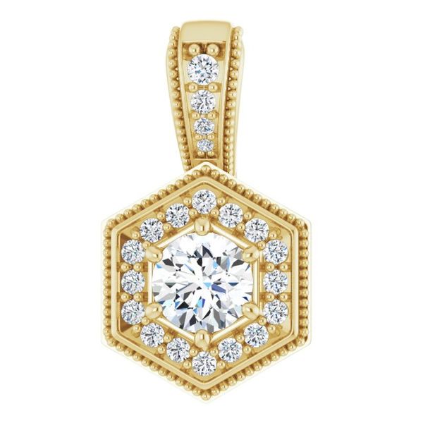 Halo-Style Pendant