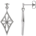 Vintage-Inspired Dangle Earrings - Image 2